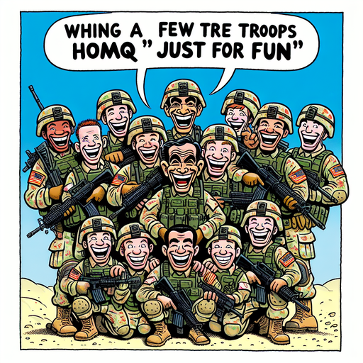 “US Casually Considers Scooping Up a Few Troops from Iraq, Just for Fun” funny news funny newz weird news