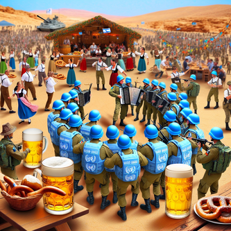 “UN Cleans House: Alleged ‘Peacekeepers’ Join Amusingly Misguided Hamas Oktoberfest in Israel” funny news funny newz weird news